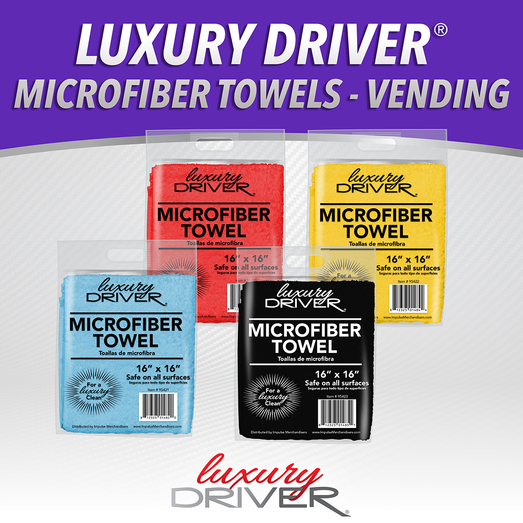 Luxury Driver Microfiber Towel - Vending