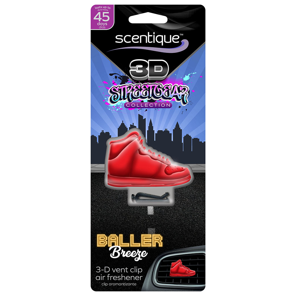 Scentique 3D Sneaker Air Freshener - Baller Breeze