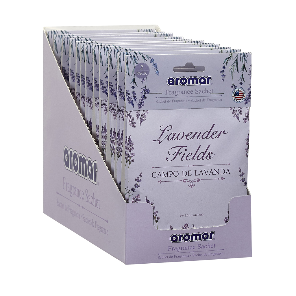 Aromar Scented Sachets Double Pack- Lavender Fields