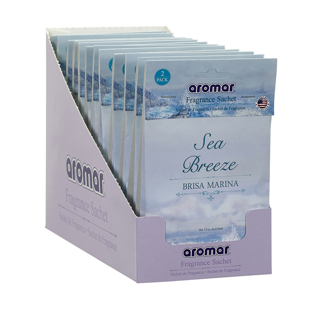 Aromar Scented Sachets Double Pack- Sea Breeze