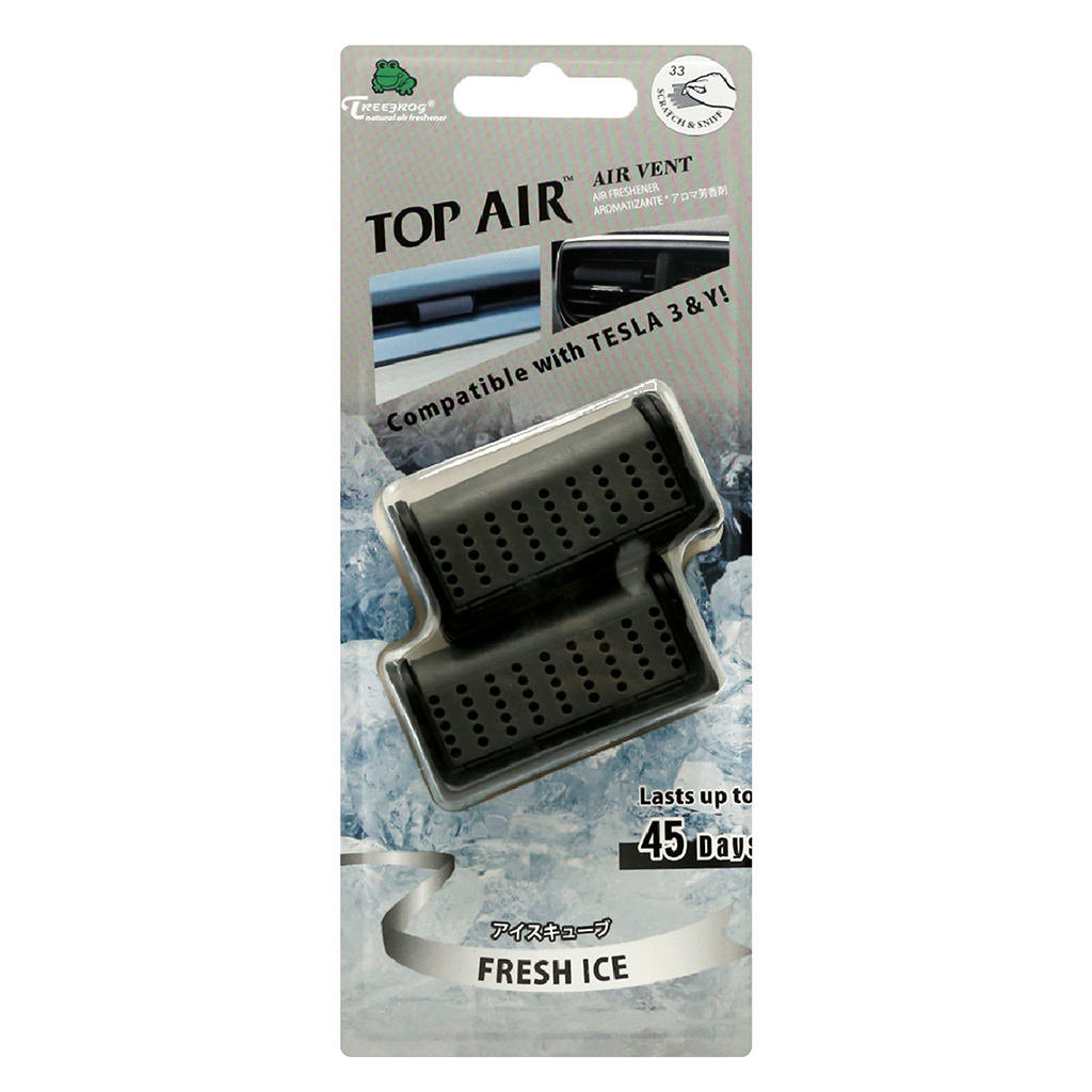 Treefrog Top Air Vent Air Freshener - Fresh Ice