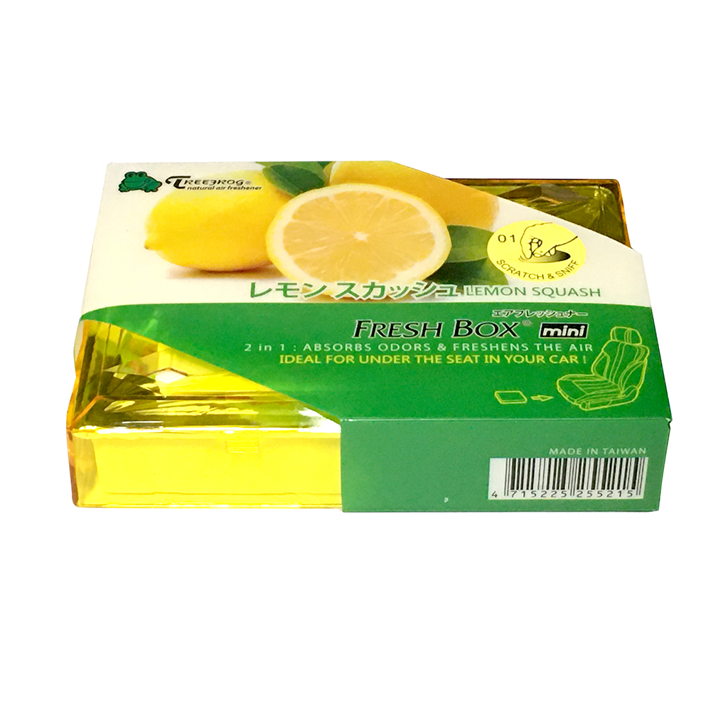 Treefrog Fresh Box Mini Air Freshener - Lemon Squash