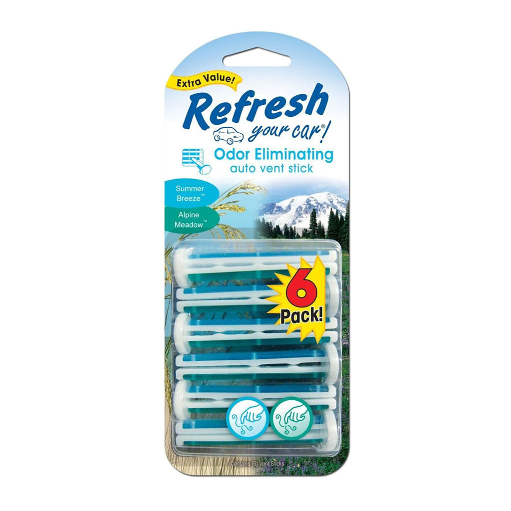 VENT STICK-6PK-SUMMER BREEZE / ALPINE MEADOW