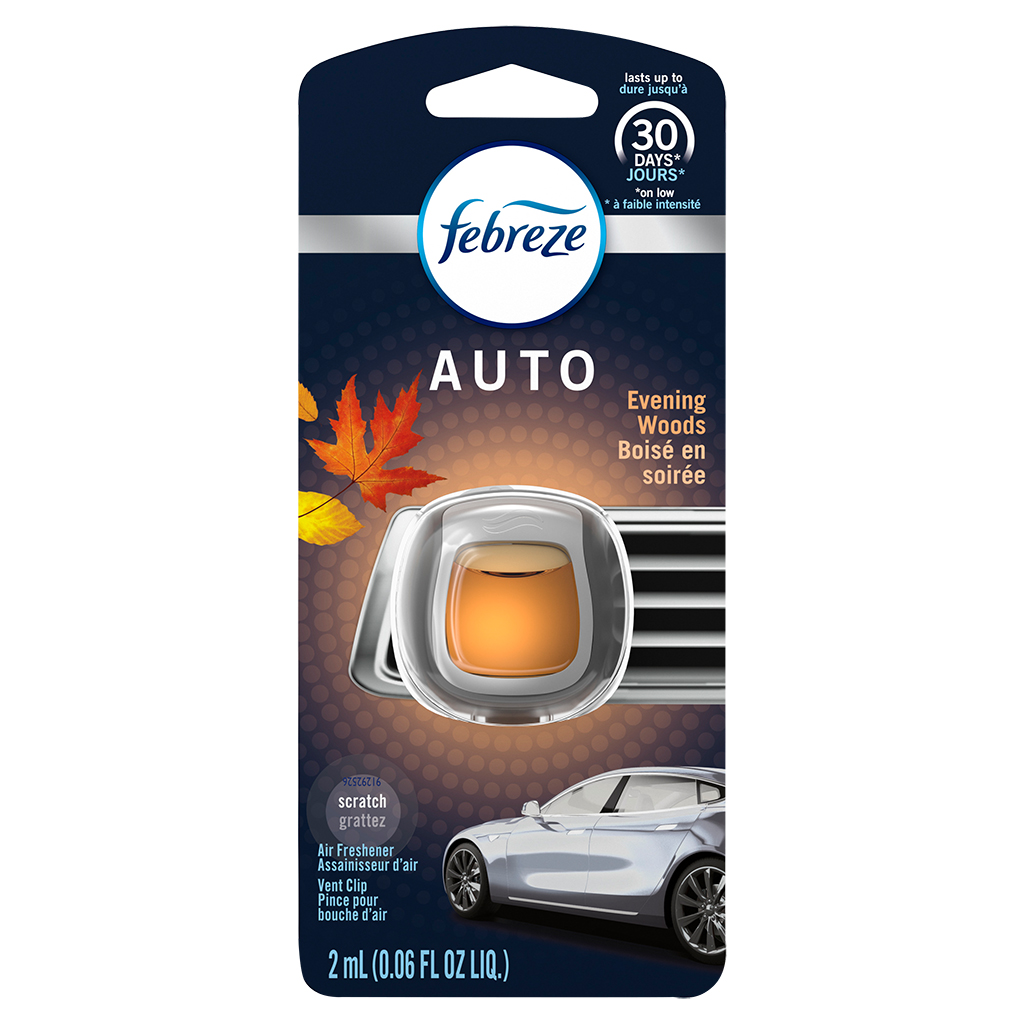 Febreze Auto Vent Air Freshener - Evening Woods