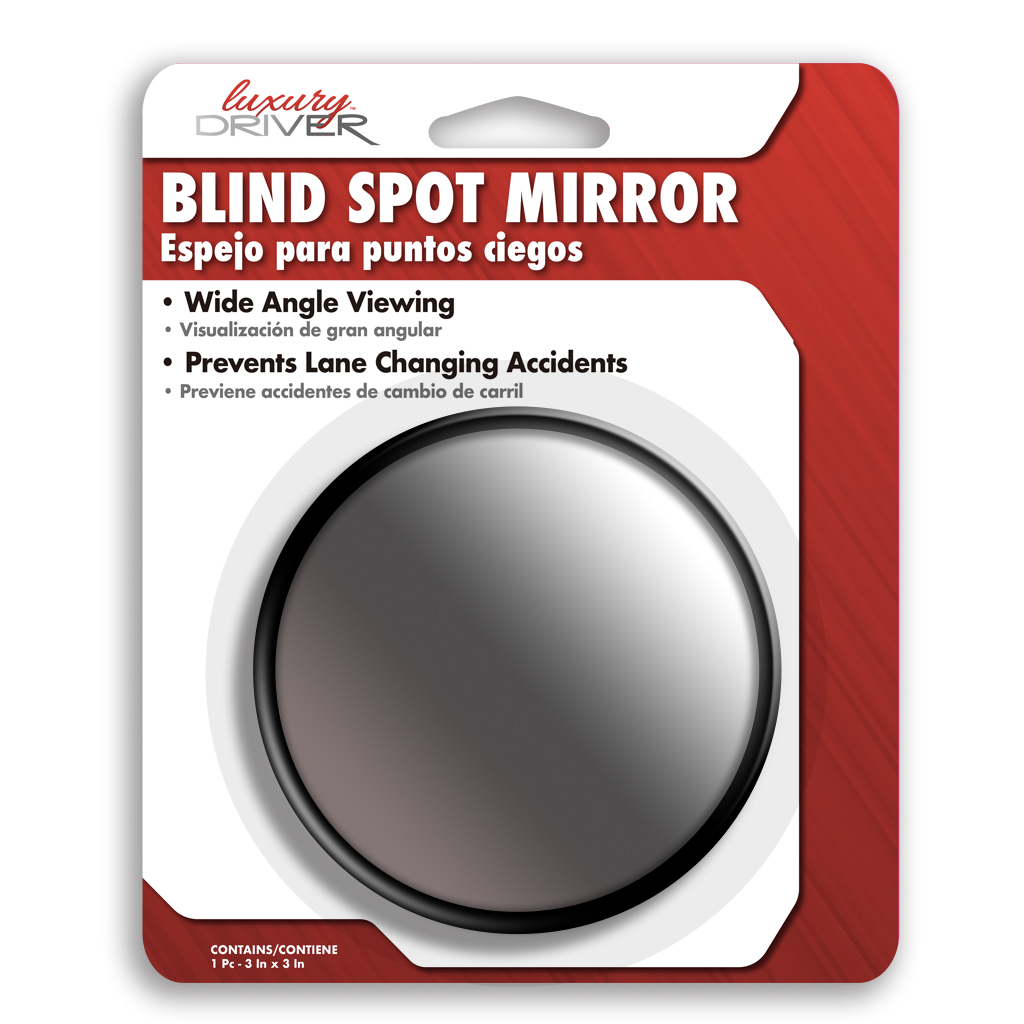 Luxury Driver 3 Inch Blind Spot Mirror