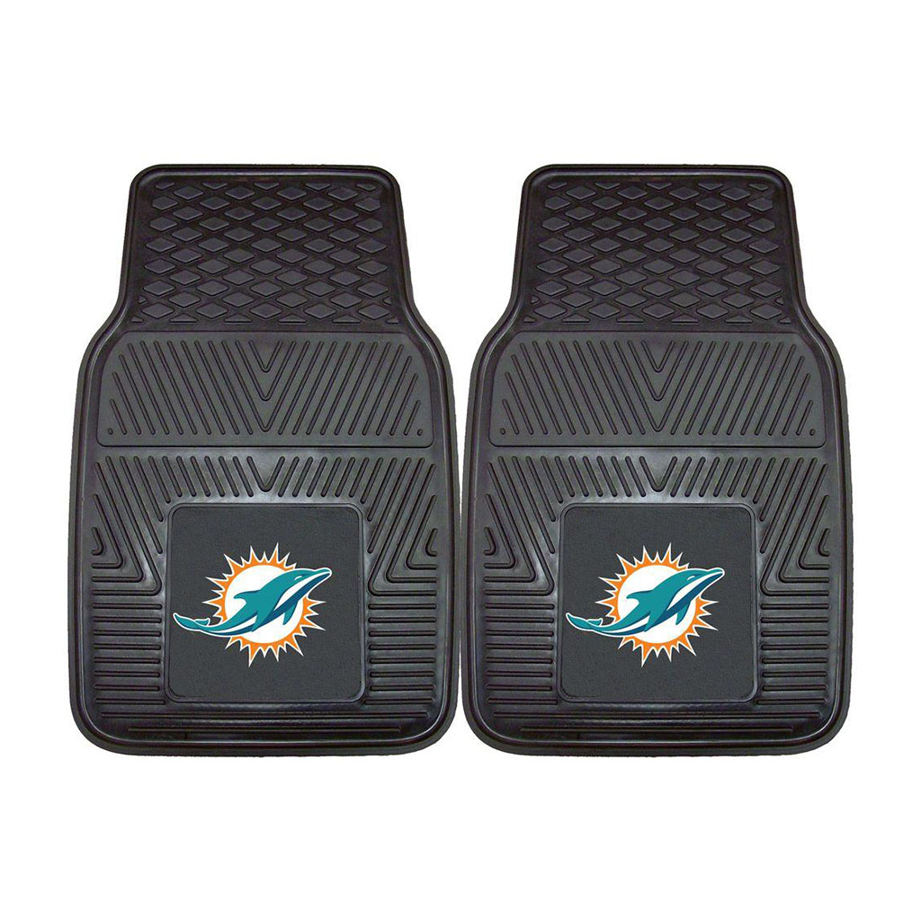 2 Piece All Weather Car Mat - Miami Dolphins