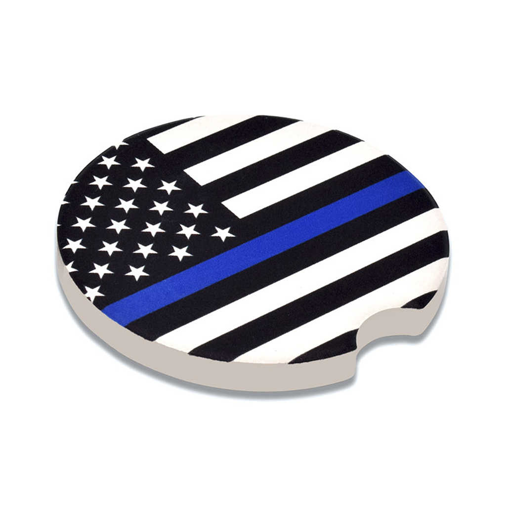 Auto Coaster - Police Flag 1 Pack