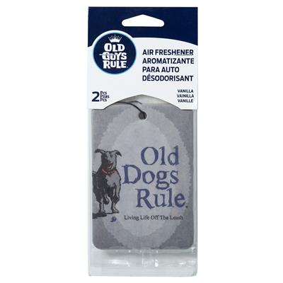 Old Guys Rule Life Off The Leash - 2 Pack Paper Air Freshener