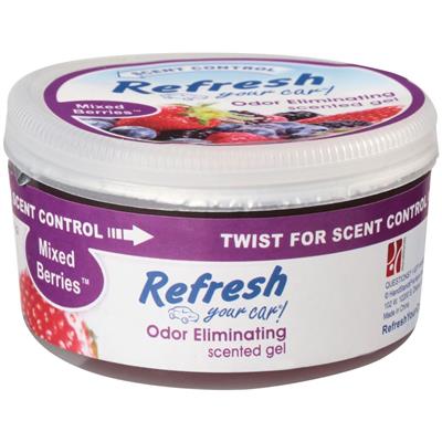 Refresh 4.5 Ounce Gel Canister Air Freshener - Mixed Berries