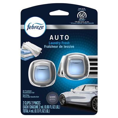 Febreze Auto Vent 2 Count Air Freshener - Laundry Fresh