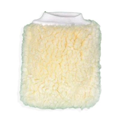 11 Inch x 8 Inch Wash Mitt with White Cuff