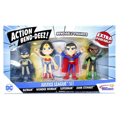 Action Bendables-Assorted 4pk