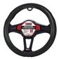 Luxury Driver Steering Wheel Cover - Weave Black