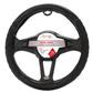 Luxury Driver Steering Wheel Cover - Truck Tread Black/Black