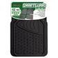 Arrow Tech All Weather 4 Piece Car Mat with Black Heel Pad - Black