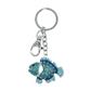 Sparkling Charms Keychain - Blue Fish